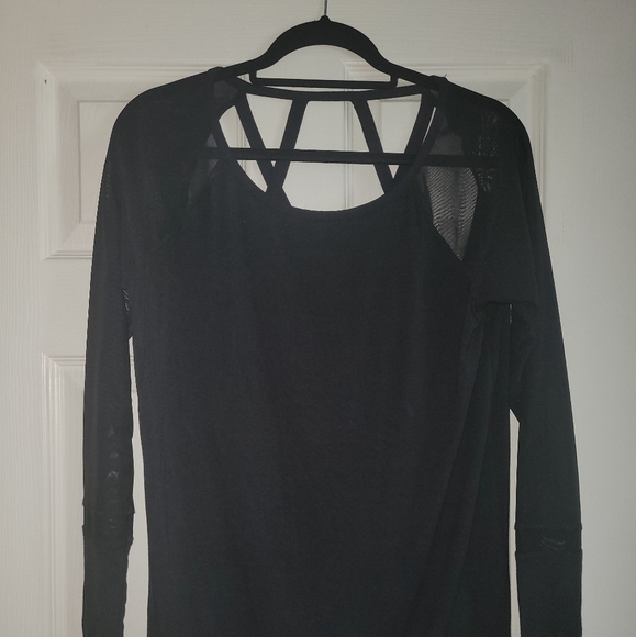 Criss Cross Back Athleisure Tunic - Picture 2 of 3